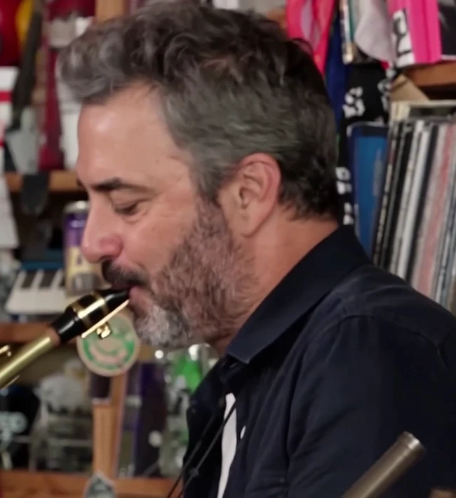 Saxophonist: Role in the shared video